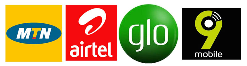 MTN-AIRTEL-GLO-and-9MOBILE-logos